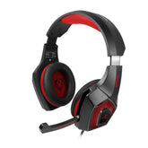 Gaming Headphones Wired High Fidelity Surround Sound VERTUX - Red